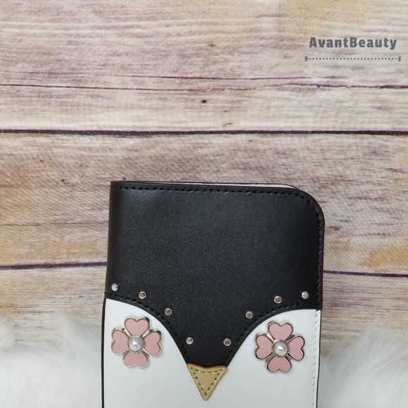 Kate Spade Frosty Penguin Passport Holder Leather - Picture 3 of 9